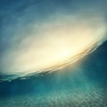 Abstract underwater background Royalty Free Stock Photo