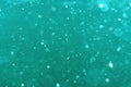 abstract underwater bokeh and bubbles background Royalty Free Stock Photo