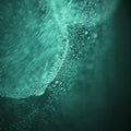 Abstract underwater composition with bubbles, tubes, linest Royalty Free Stock Photo