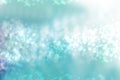 Abstract underwater illustration. Nice abstract turquoise bokeh circles from unterwater bubbles. Beautiful turquoise blue texture