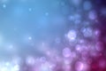 Abstract underwater illustration. Nice abstract gradient blue pink bokeh background with circles from unterwater bubbles. Royalty Free Stock Photo