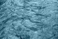 Abstract underwater wallpaper. Aquatic ripple wavy blue water surface
