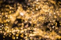 Abstract unfocused background with Christmas decorations.