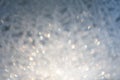 Abstract unfocused background of icy blue winter lights