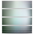 Abstract unfocused natural headers set, blurred