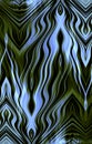 Blurred dark background of wavy strips. Royalty Free Stock Photo