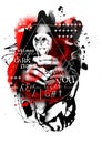 Darkness digital art fearless trash polka grunge