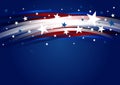 Abstract USA background design of line gradient and star 4th of july independence day vector illustration