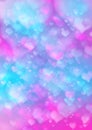 Abstract valentine bokeh background design