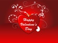 Abstract Valentine Heart Background Royalty Free Stock Photo