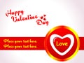Abstract Valentine Heart Background Royalty Free Stock Photo