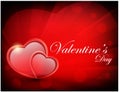 Abstract valentines day background with hearts Royalty Free Stock Photo