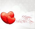 Abstract valentines day background with hearts Royalty Free Stock Photo