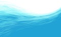 Abstract vector aqua blue sea waves background Royalty Free Stock Photo