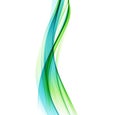 Abstract vector background, blue green wavy Royalty Free Stock Photo