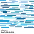 Abstract vector background of blue rectangles of different sizes