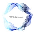 Abstract vector background. Abstract wave circles. Circle frame Royalty Free Stock Photo