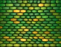 Vector Background with Crocodile Skin Pattern in Green for Exotic and Wildlife Inspired Designs Royalty Free Stock Photo