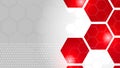 Abstract vector background with hexagon elements