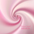 Abstract vector background luxury light pink cloth or liquid wave or wavy folds of grunge silk texture satin velvet Royalty Free Stock Photo