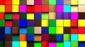 abstract vector background of multi-colored cubes in eps 10