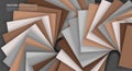 Abstract vector background. overlapping colorful square paper Royalty Free Stock Photo