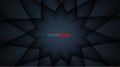 abstract vector background. overlapping shadow shapes. 3D design technology Royalty Free Stock Photo