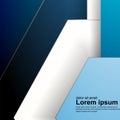 abstract vector background. overlapping shape. New texture for your design Royalty Free Stock Photo