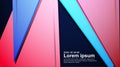 abstract vector background. overlapping shape. New texture for your design Royalty Free Stock Photo