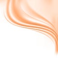 Abstract vector background. Smooth,silky waves.Design element