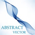 Abstract vector background, transparent waved lines for brochure, website, flyer design.