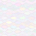 Abstract vector background Wave line mosaic Seamless pattern