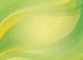 Abstract  vector background, yellow and green smooth lines Royalty Free Stock Photo