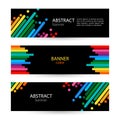 Abstract vector backgrounds for banners