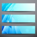 Abstract vector banners Royalty Free Stock Photo