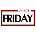 Abstract vector black friday sale layout background.