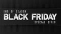 Abstract vector black friday sale layout background for banner, poster, flyer. Vector illustration