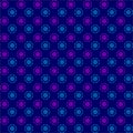 Abstract Vector Blue and Violet Color repeat Floral seamless pattern Background Royalty Free Stock Photo