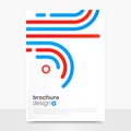 Abstract Vector Brochure Templates. Creative Vector Brochure Mockup. Business Brochure Design. EPS10 Royalty Free Stock Photo