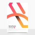 Abstract Vector Brochure Templates. Creative Vector Brochure Mockup. Business Brochure Design. EPS10 Royalty Free Stock Photo
