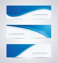 Abstract vector business background banner