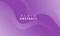 Abstract vector background banner beautiful purple wave Royalty Free Stock Photo