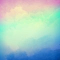 Abstract vector cloudy sky background