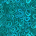 Abstract vector colored swirls seamless pattern Royalty Free Stock Photo