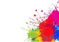 Abstract vector colorful background design. illustration vector design Royalty Free Stock Photo