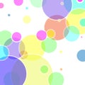 Abstract vector with colorful bubble elements