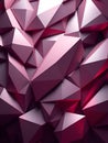 Abstract vector composition with realistic metallic triangle shapes and gradient lighting Royalty Free Stock Photo