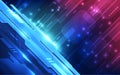 Abstract vector digital system technology concept. background illustration