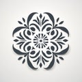 Abstract Vector Flower Design: Byzantine-inspired Wall Sculpture And Installation