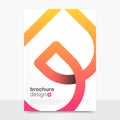 Abstract Vector Flyer Design. Creative Vector Brochure Mockup. Annual Brochure Templates. EPS10 Royalty Free Stock Photo
